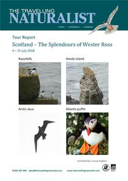 Tour Report Scotland – the Splendours of Wester Ross 9 – 15 July 2018
