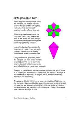 Octagram Kite Tiles