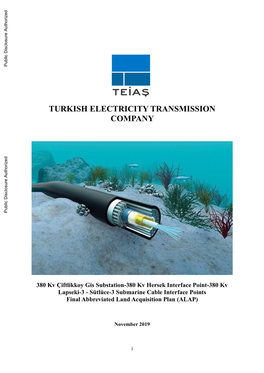 Turkish Electricity Transmission Company