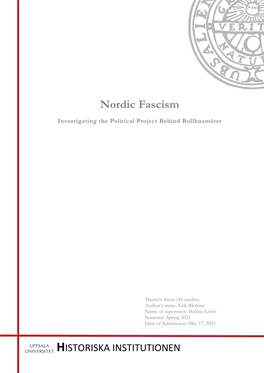 Nordic Fascism