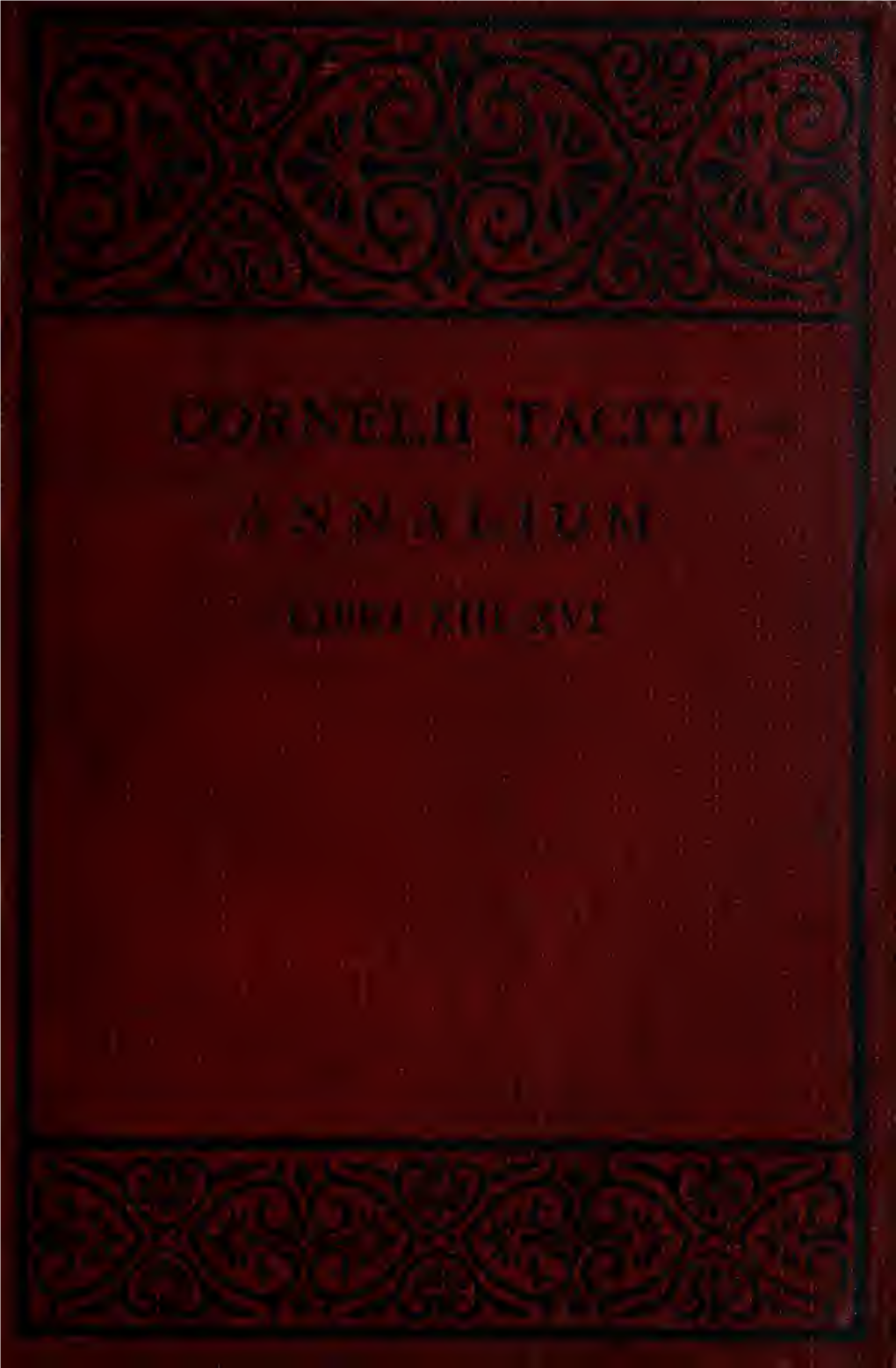 Cornelli Taciti Annalium