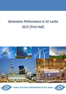Generation Performance in Sri Lanka] 2015 (First Half)