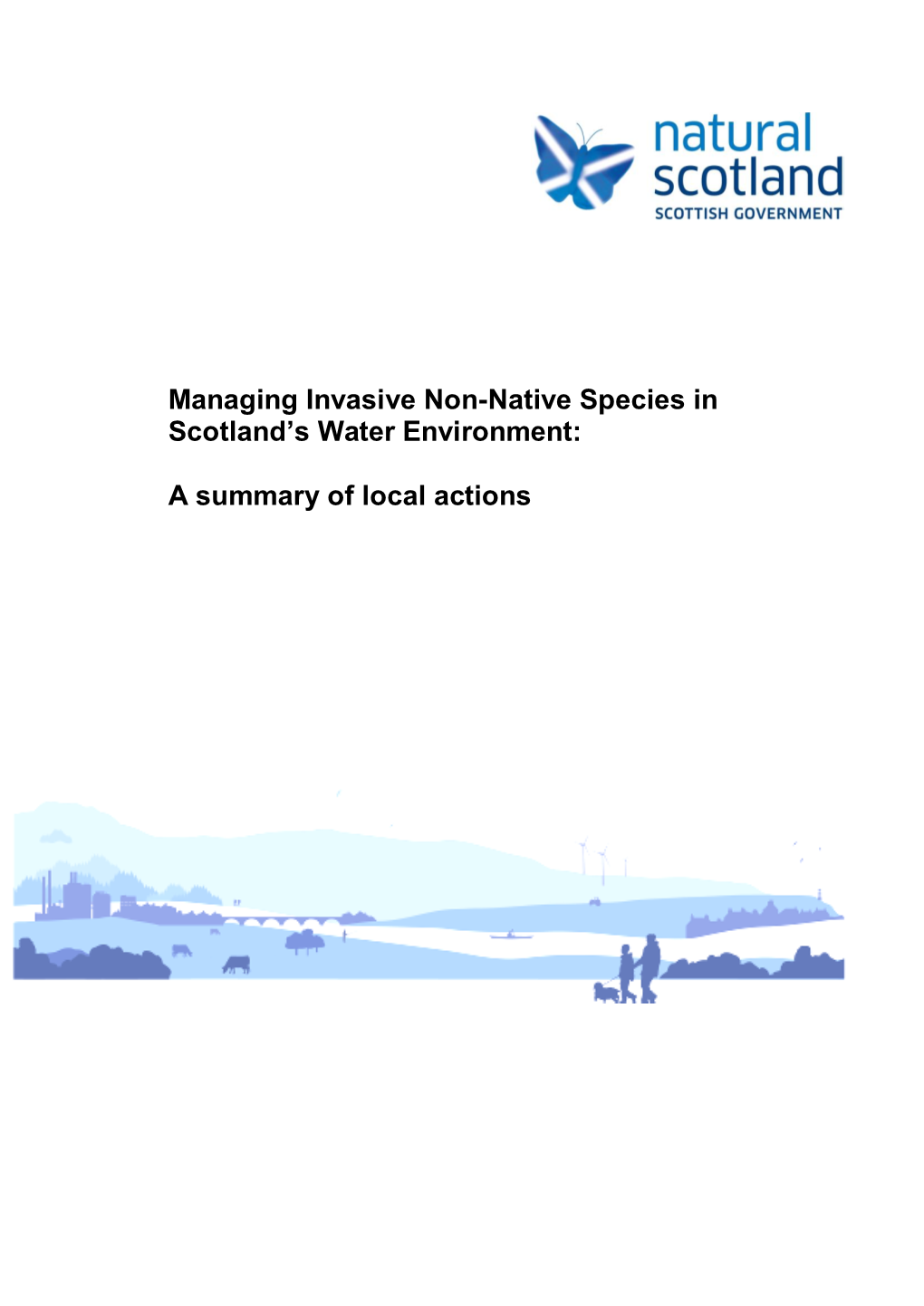 Managing Invasive Non-Native Species in Scotland's Water