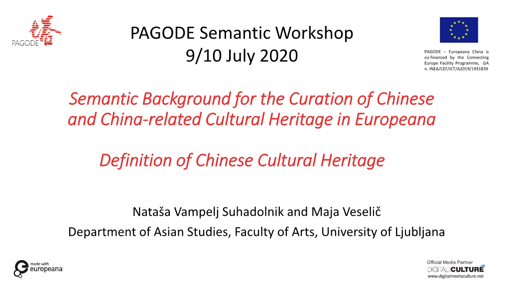 Semantic Background for the Curation of Chinese and China-Related Cultural Heritage in Europeana