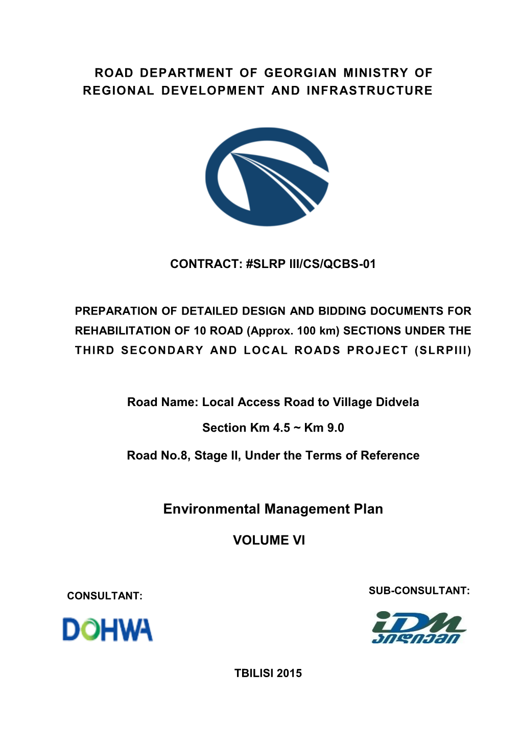 Environmental Management Plan