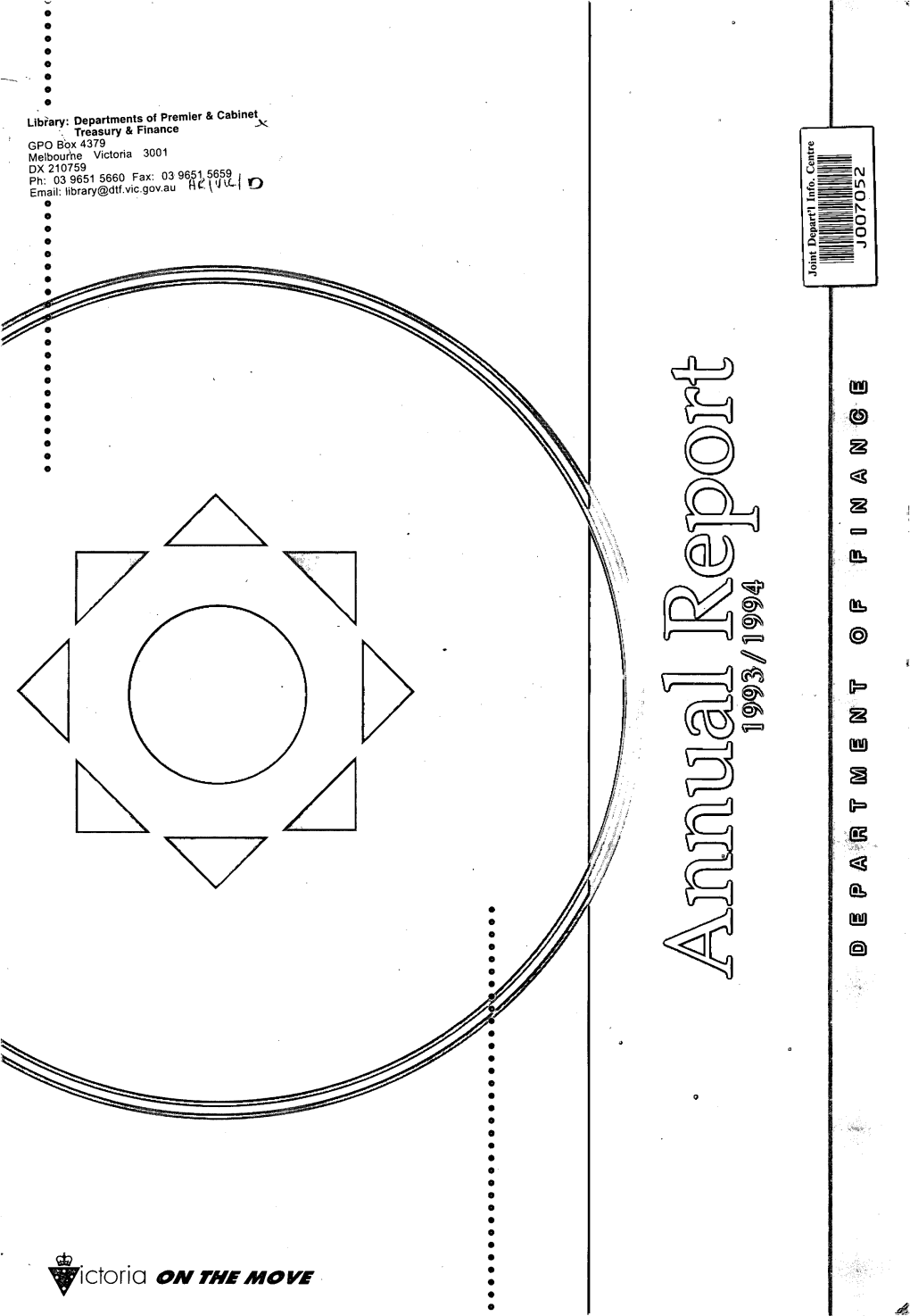 ^¡Ctoria on the MOVE Annual Report 1993/1994