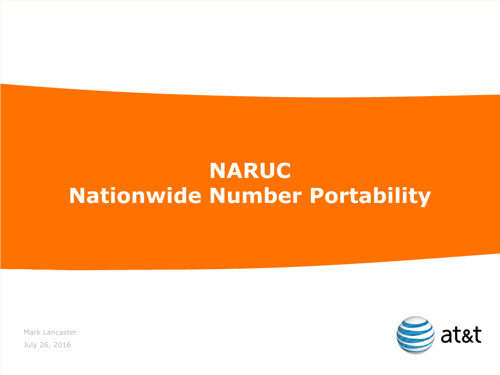 Overview of Local Number Portability