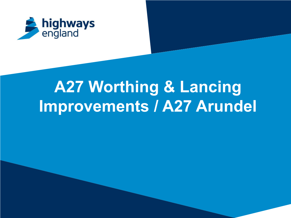 A27 Worthing & Lancing Improvements / A27 Arundel