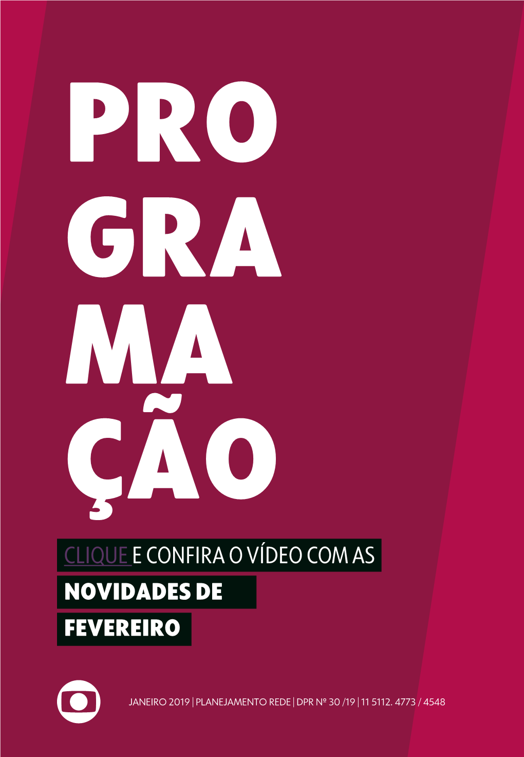 Programação JUNHO 2018