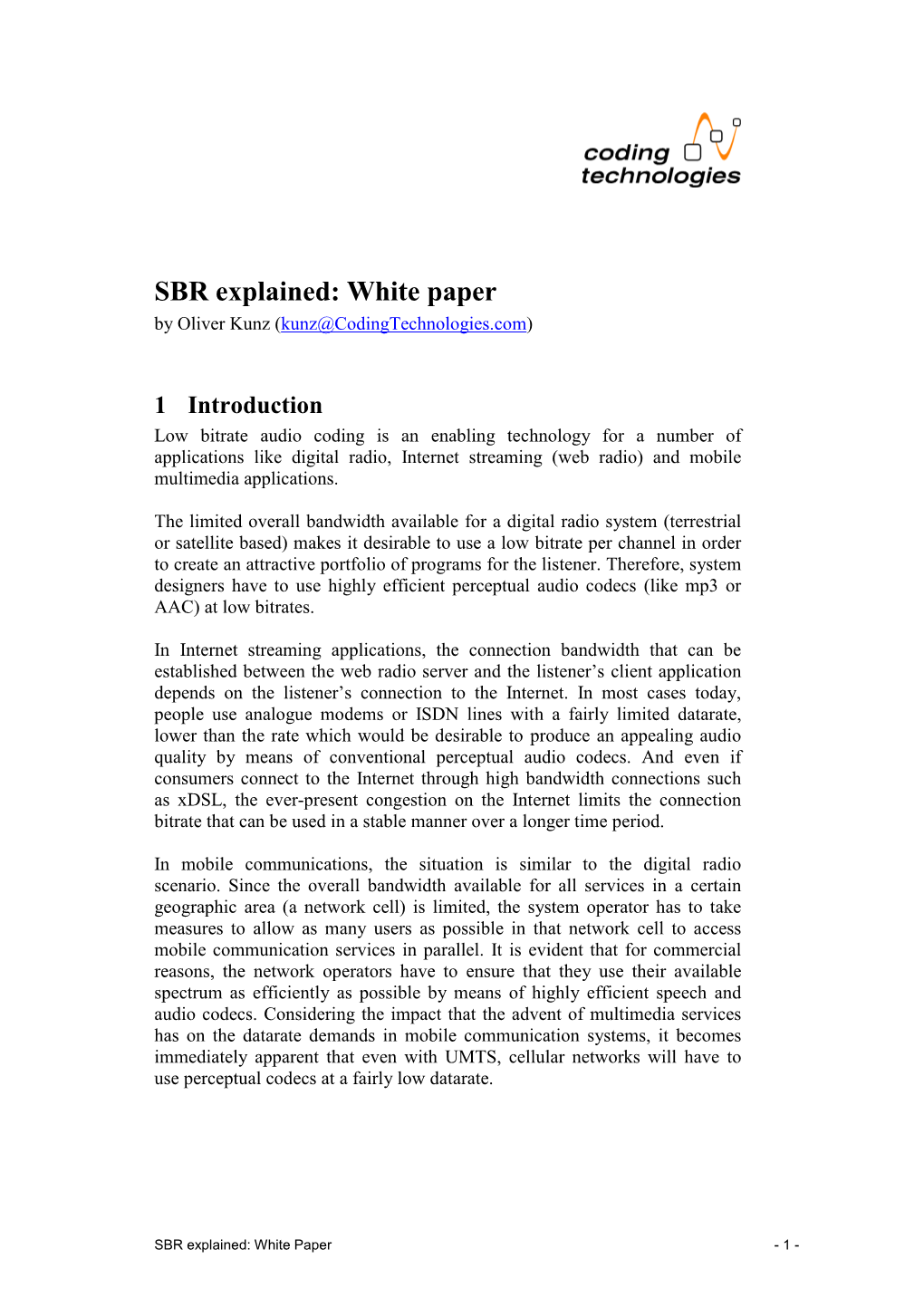 SBR White Paper V1