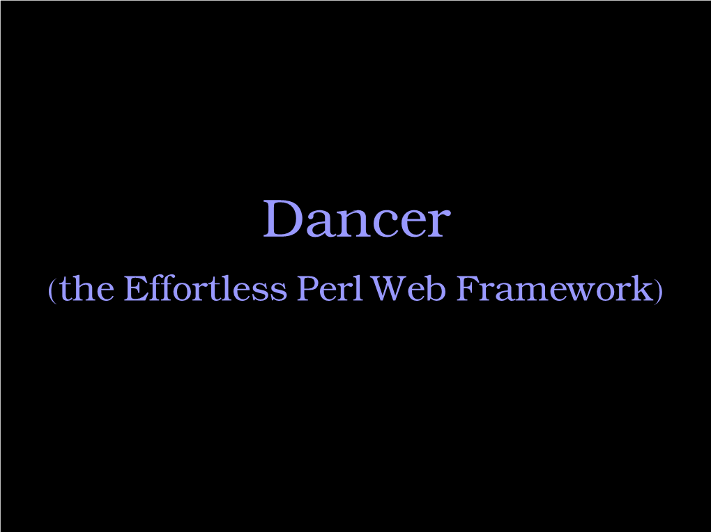 Dancer-For-Python-Programmers.Pdf