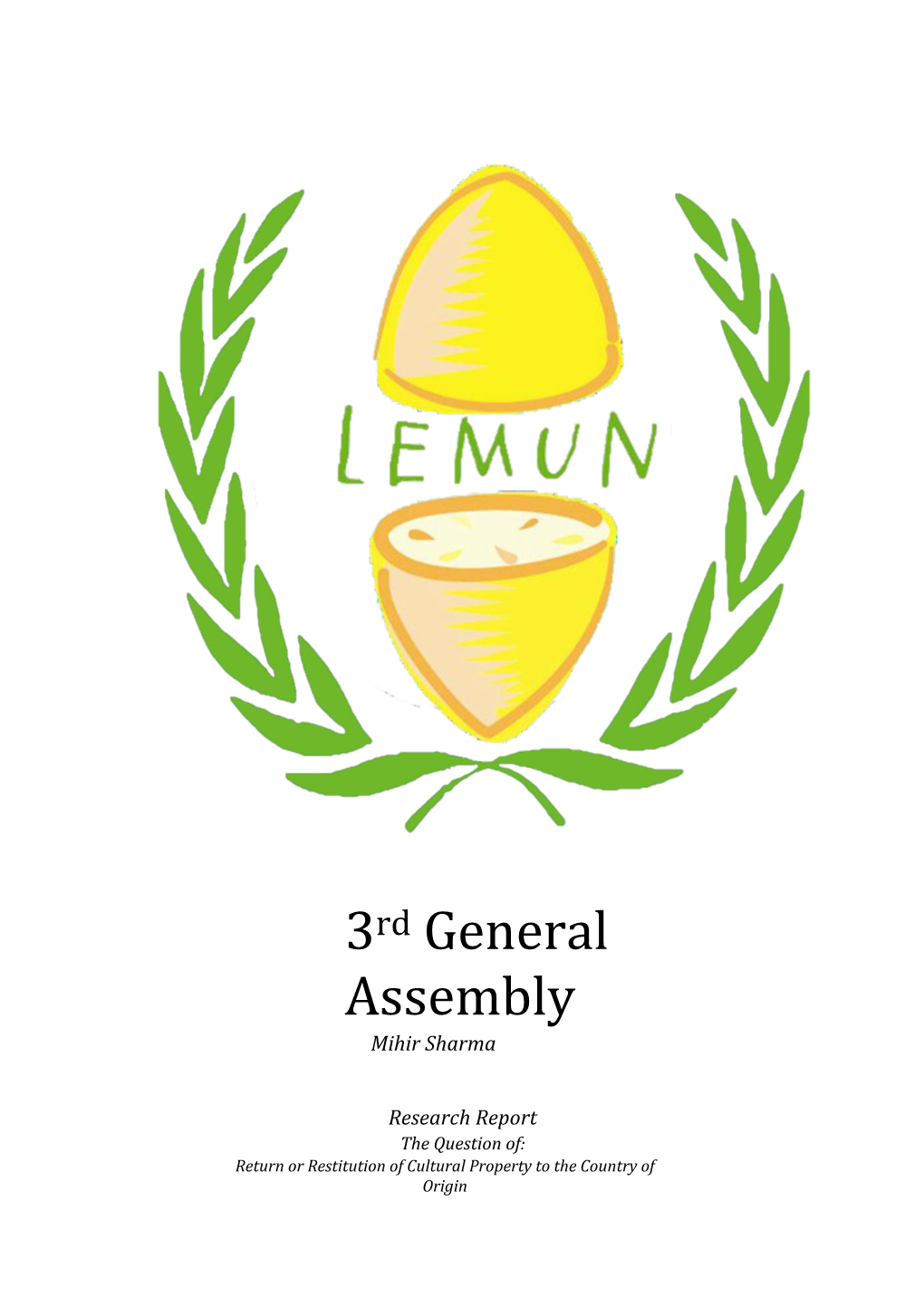 3Rd General Assembly