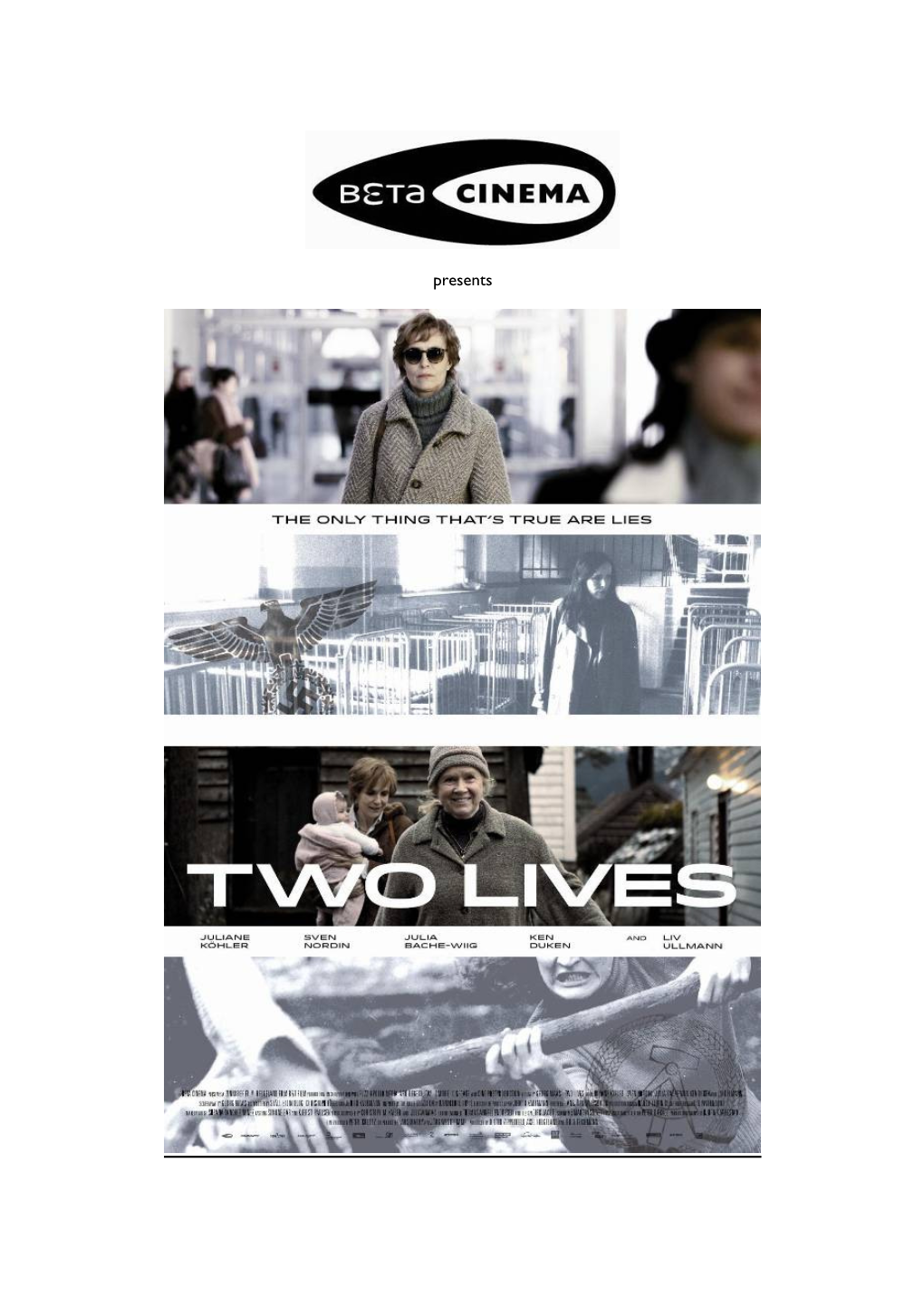 Two Lives Pressbook