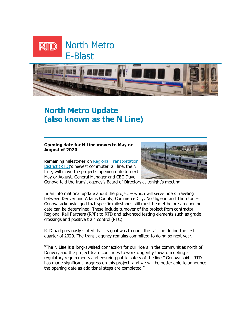 North Metro E-Blast