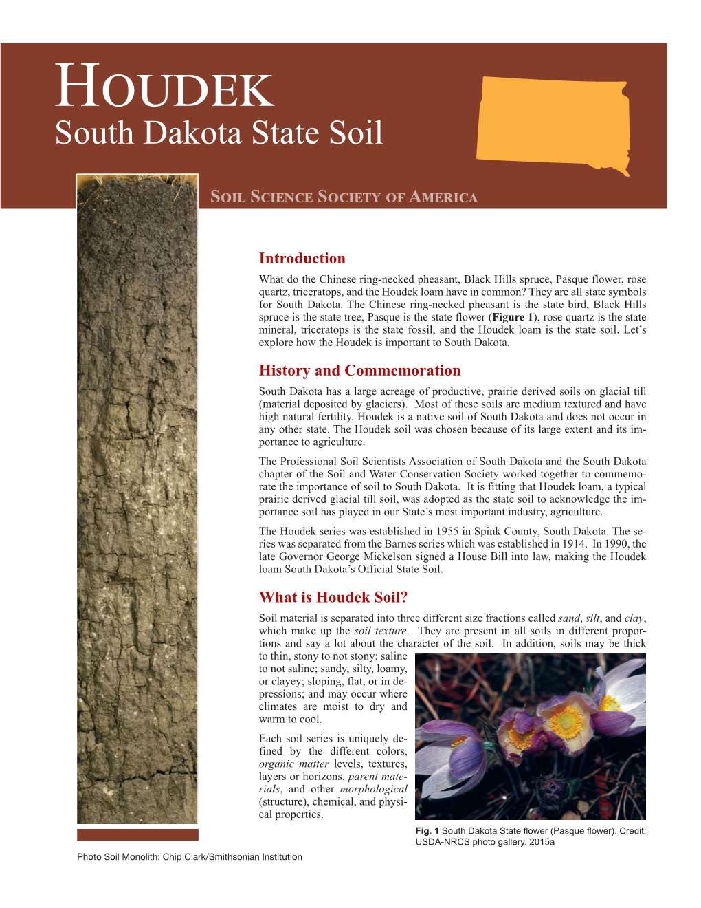 Houdek South Dakota State Soil