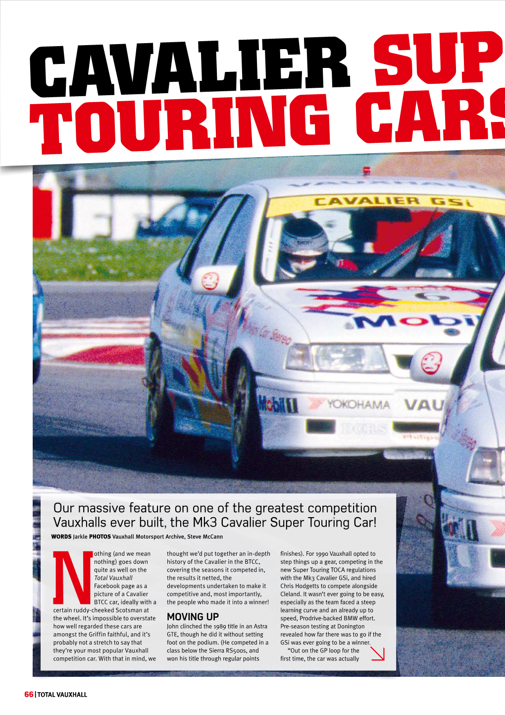 Cavalier Super Touring Cars Total Vauxhall