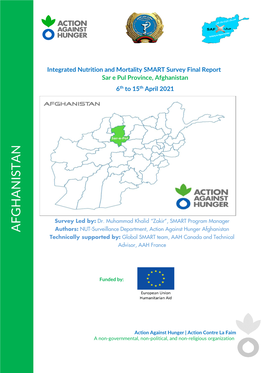 Afg-Sar E Pul Smart Final Report 2021.Pdf (English)
