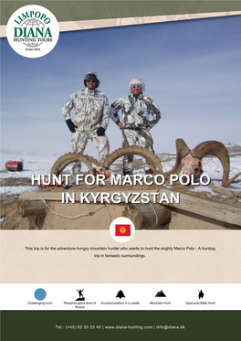 Hunt for Marco Polo in Kyrgyzstan