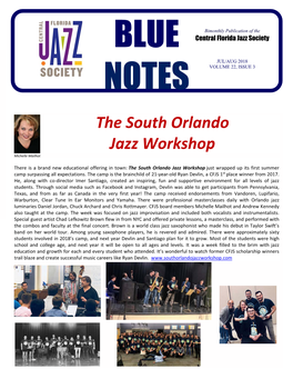 The South Orlando Jazz Workshop Just Wrapped up Its First Summer Camp Surpassing All Expectations