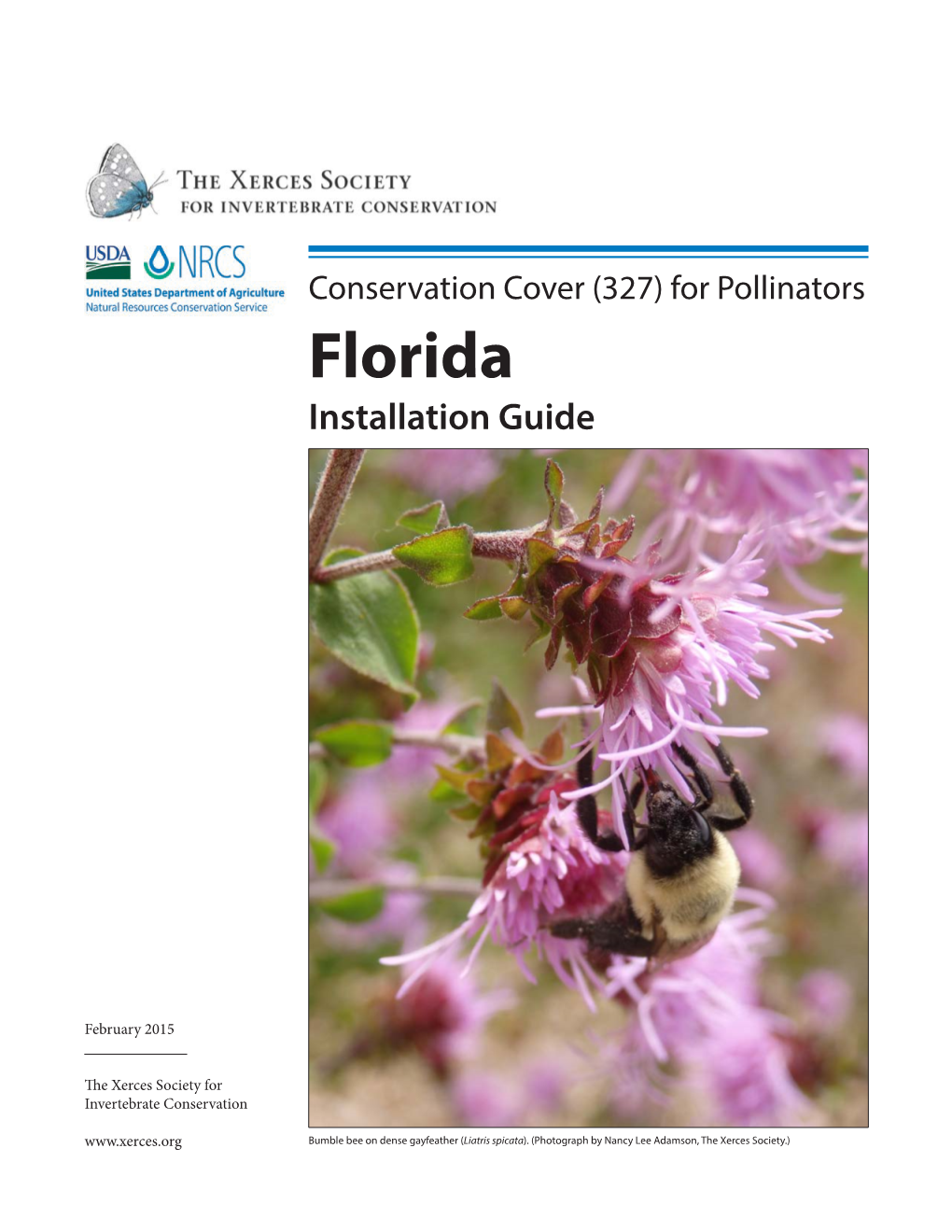Conservation Cover (327) for Pollinators Florida Installation Guide
