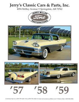 Jerry's Classic Cars & Parts, Inc