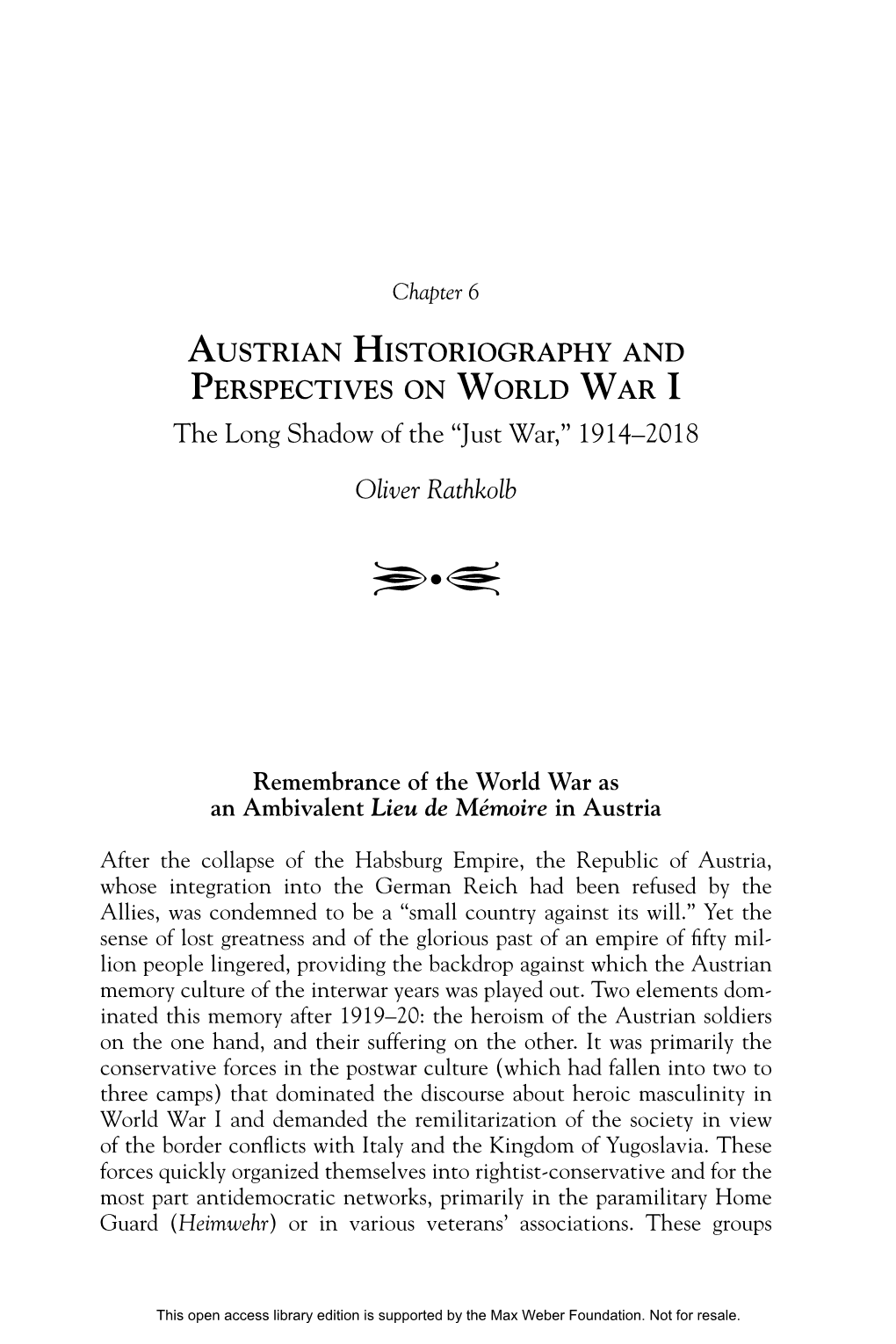 The Long Shadow of the “Just War,” 1914–2018