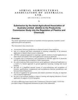 Aerial Agricultural Association of Australia Ltd