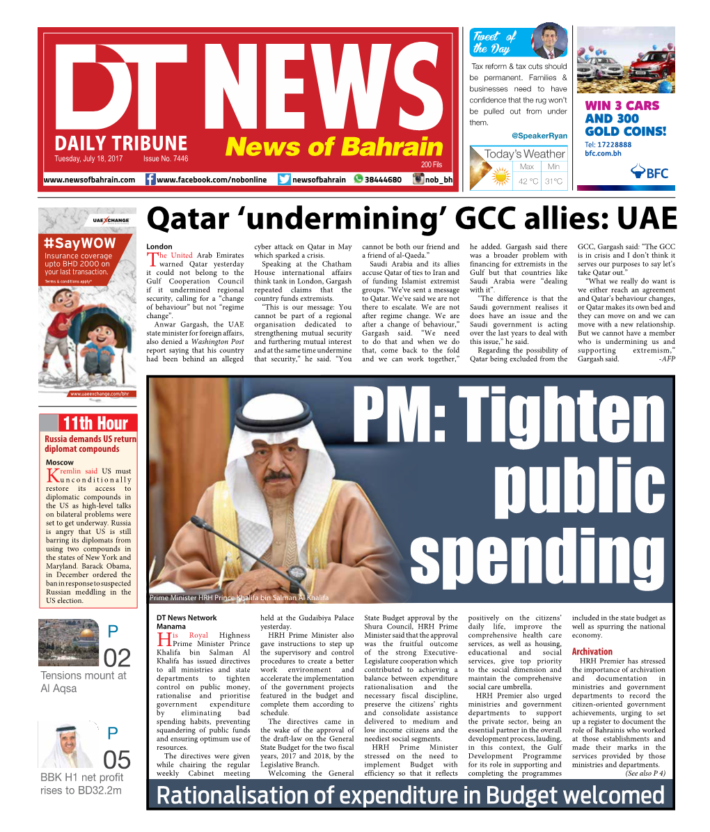 Qatar 'Undermining' GCC Allies