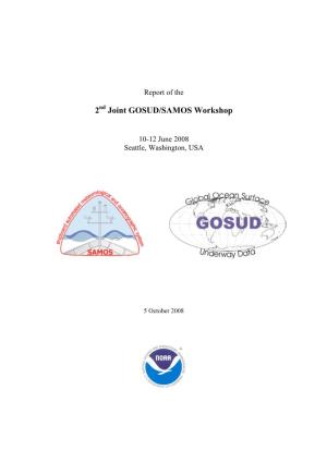2 Joint GOSUD/SAMOS Workshop