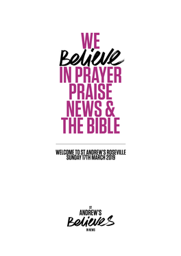 We in Prayer Praise News & the Bible