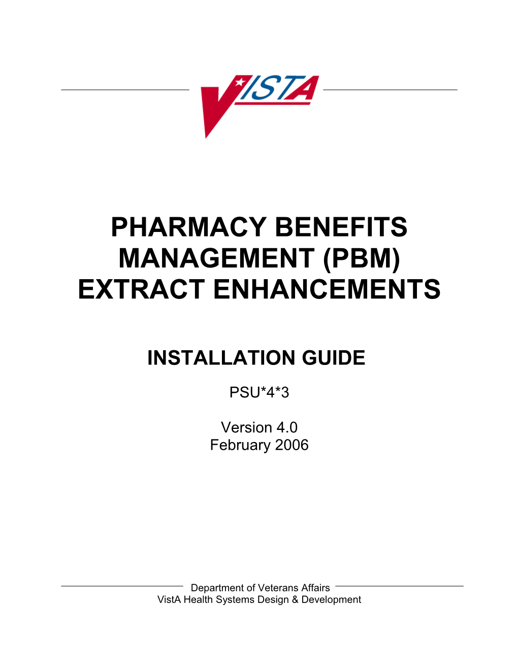 Pharmacy Benefits Management (Pbm)