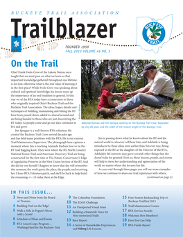 Trailblazer Founded 1959 FALL 2013 Volume 46 No