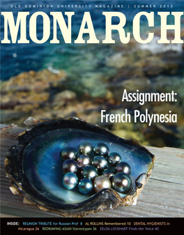 Monarch Magazine Summer 2013 Contents