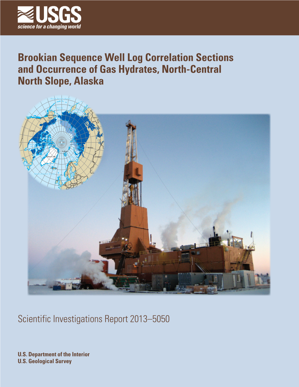 Brookian Sequence Well Log Correlation Sections and Occurrence of Gas Hydrates, North-Central North Slope, Alaska