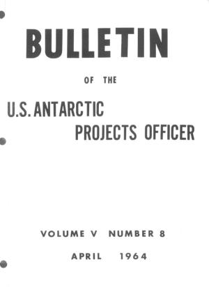 U.S. Antarctic Projects Officer