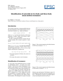 EPSC2012-158 2012 European Planetary Science Congress 2012 Eeuropeapn Planetarsy Science Ccongress C Author(S) 2012