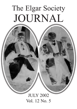 The Elgar Society JOURNAL