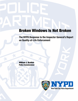 Broken Windows Is Not Broken