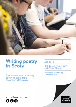Writing Poetry in Scots (PDF)