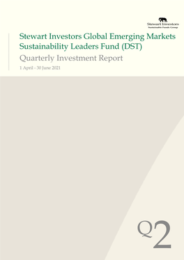 Stewart Investors Global Emerging Markets Sustainability Leaders Fund (DST)