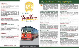 Download the City View Trolley Brochure (.Pdf)