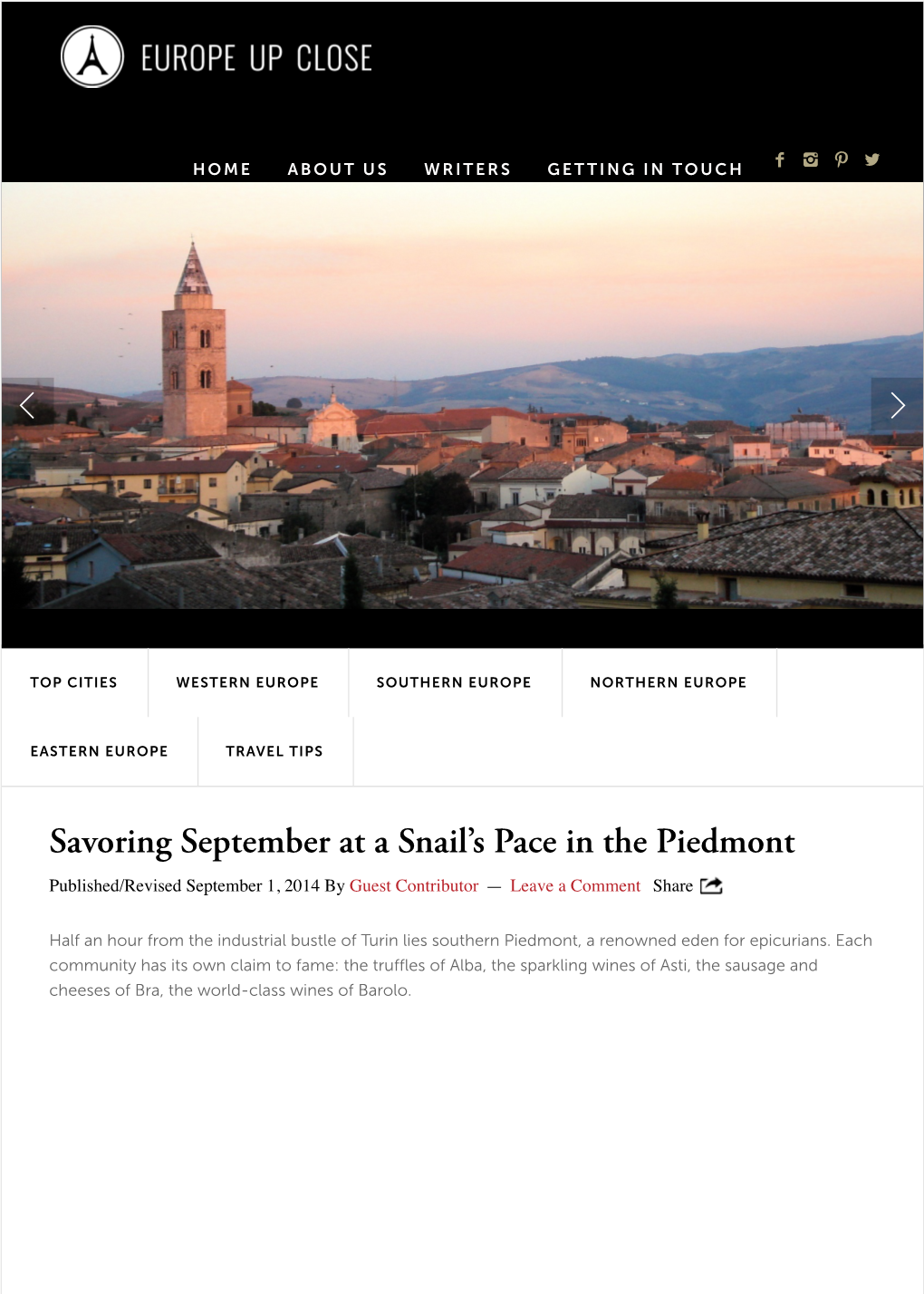 Savoring September at a Snail's Pace in the Piedmont