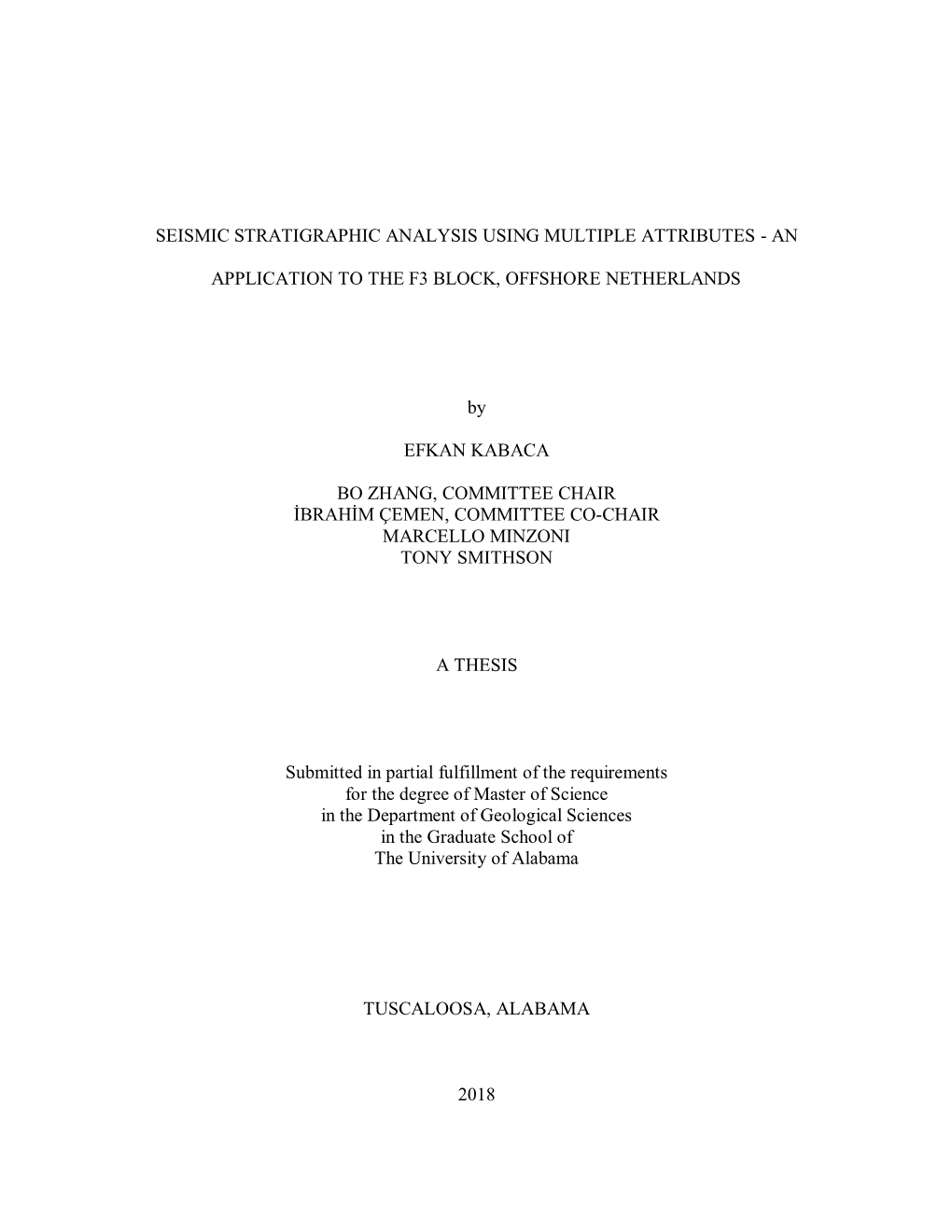 Seismic Stratigraphic Analysis Using Multiple Attributes - An