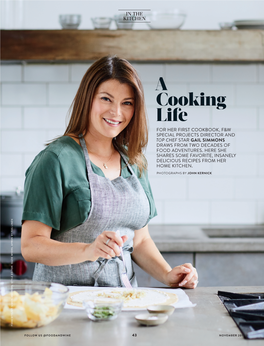 A Cooking Life for HER FIRST COOKBOOK, F&W SPECIAL PROJECTS DIRECTOR and TOP CHEF STAR GAIL SIMMONS DRAWS from TWO DECADES of FOOD ADVENTURES