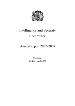 ISC Annual Report 2007-08