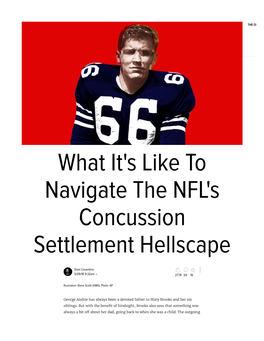 What It's Like to Navigate the NFL's Concussion Settlement Hellscape