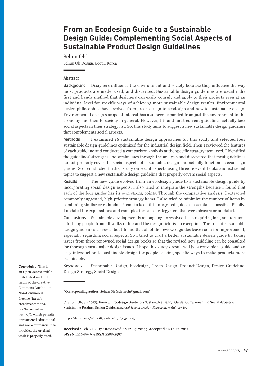 From an Ecodesign Guide to a Sustainable Design Guide: Complementing Social Aspects of Sustainable Product Design Guidelines