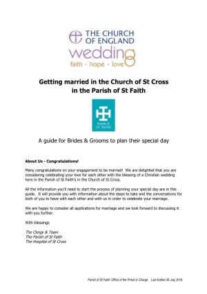 The 2019 St Cross Church Wedding Guide