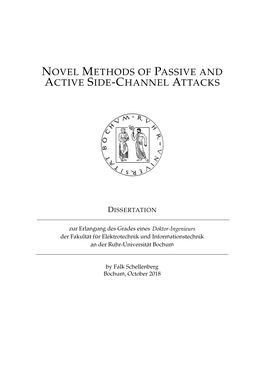 Novel Methods of Passive and Active Side-Channel Attacks