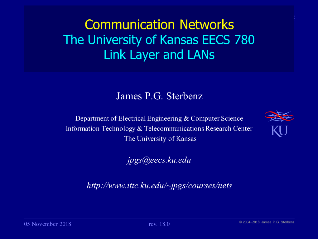 Link Layer and Lans